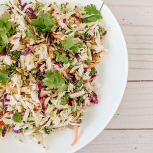 Apple Cabbage Slaw - Top your pulled pork sandwiches or tacos